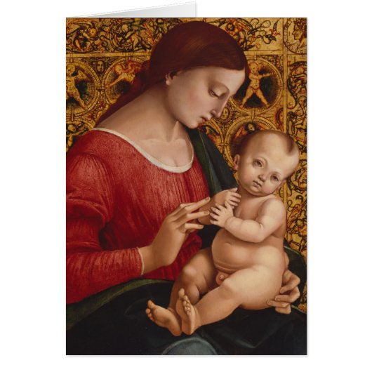 Madonna and Child, circa 1505-07 Cards (Front)