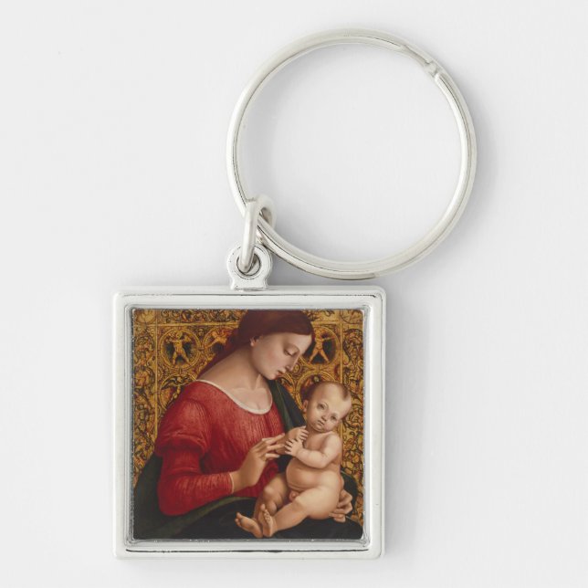 Madonna and Child, circa 1505-07 Keychain (Front)