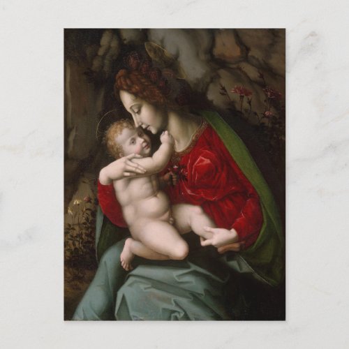 Madonna and Child circa 1520 Postcard