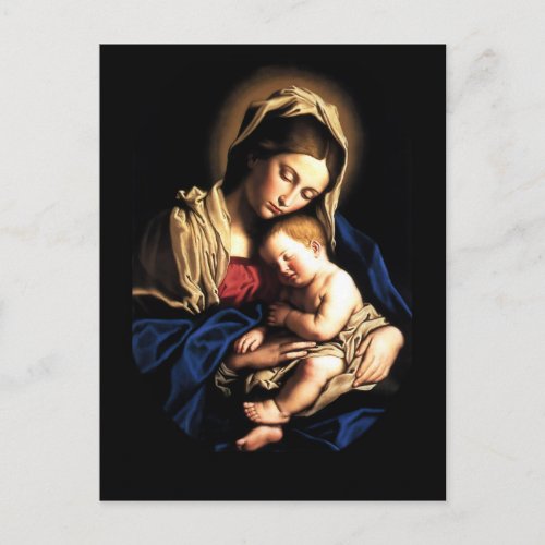 Madonna and Child Custom Postcard