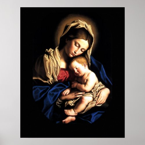 Madonna and Child Custom Poster