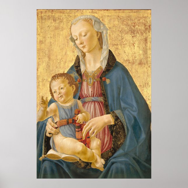 Madonna and Child - D. Ghirlandaio Fine Art Poster (Front)