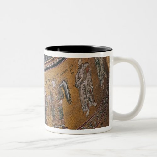 Madonna and Child Enthroned Two_Tone Coffee Mug