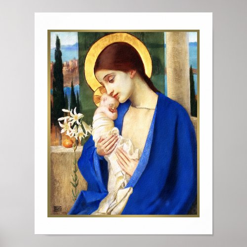 Madonna and Child Fine Art Christmas Gift Print