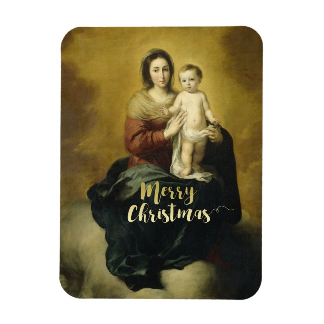 Madonna and Child, Fine Art Christmas Magnets