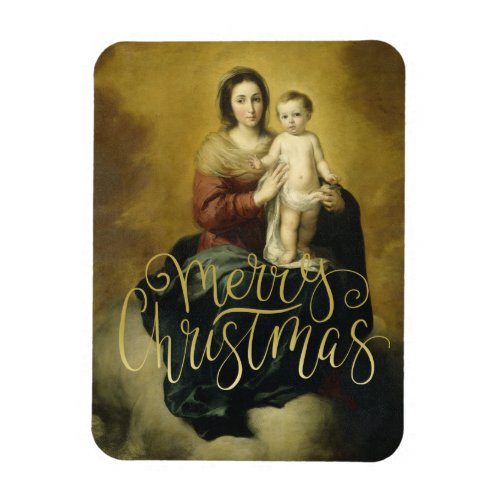 Madonna and Child Fine Art Christmas Magnets