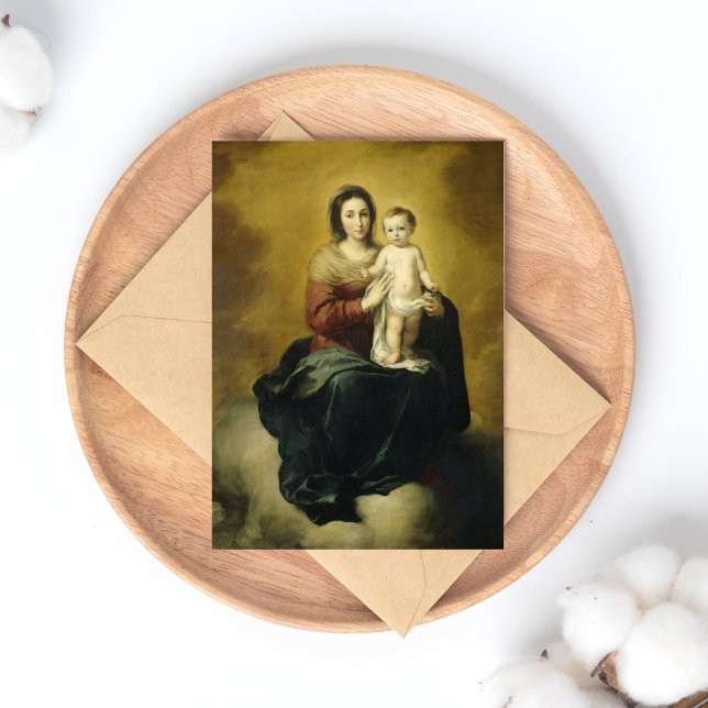 Madonna and Child, Fine Art Christmas Postcard (Creator Uploaded)