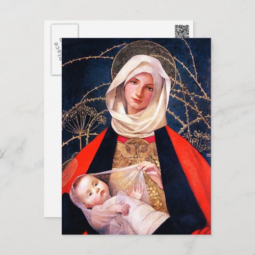 Madonna and Child Fine Art Christmas Postcards