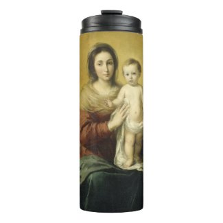 Madonna and Child, Fine Art Christmas Thermal Tumb