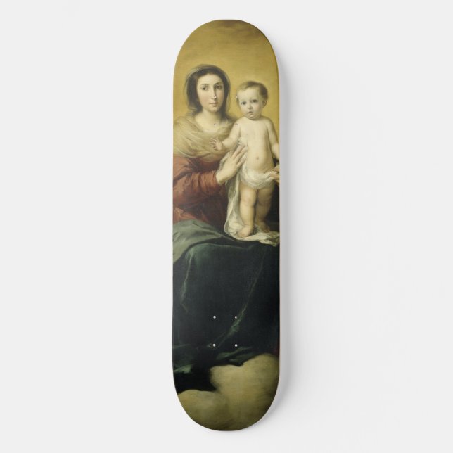 Madonna and Child, Fine Art Skateboard Deck (Front)