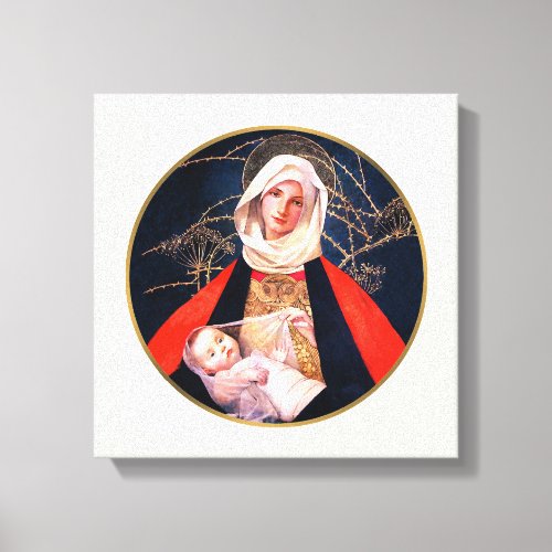 Madonna and Child Fine Art Wrapped Canvas