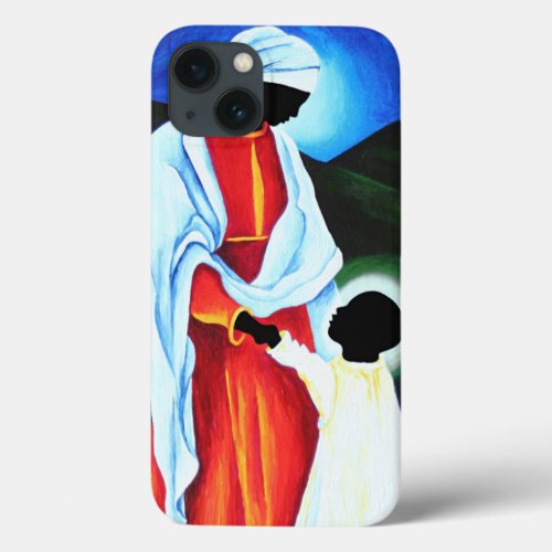 Madonna and child _ First steps 2008 iPhone 13 Case