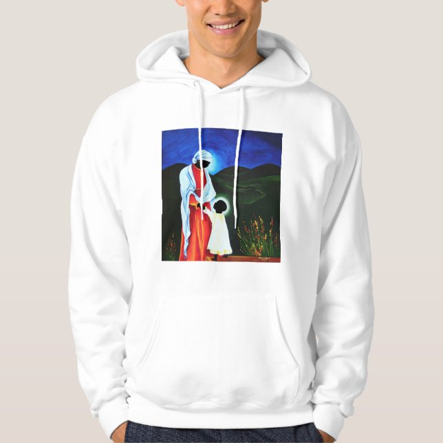 Madonna and child - First steps 2008 Hoodie (Front)