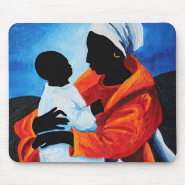 Madonna and child - First words 2008 Mouse Pad (Front)