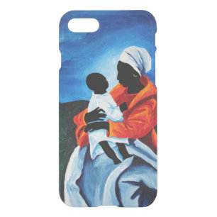 Madonna and child - First words 2008 iPhone SE/8/7 Case