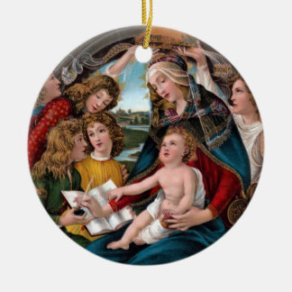 Madonna and Child: Florence, Italy Ceramic Ornament