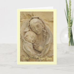 Madonna and Child Holiday Card