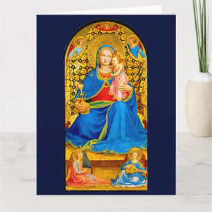 Madonna and Child Holiday Christmas Card