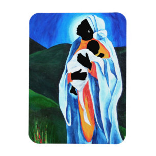 Madonna and child - Hope for the world 2008 Magnet