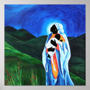 Madonna and child - Hope for the world 2008 Poster