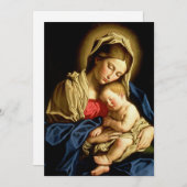 Madonna and Child Jesus - Sassoferrato (Front/Back)