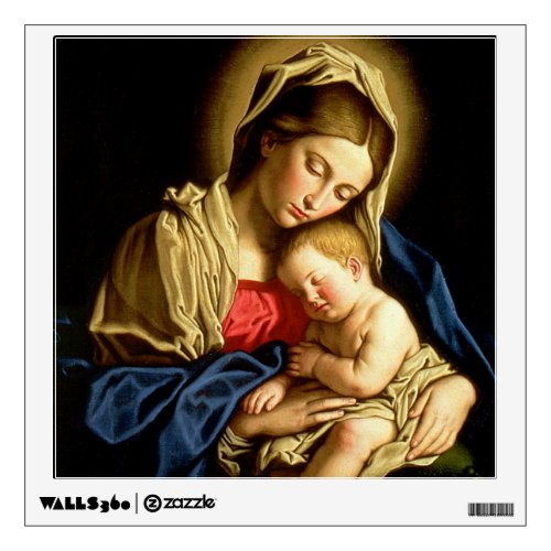 Madonna and Child Jesus _ Sassoferrato Wall Sticker