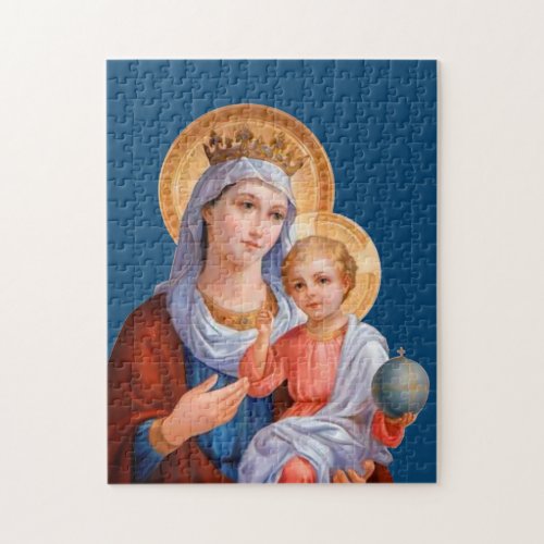 Madonna and Child Jigsaw Puzzle