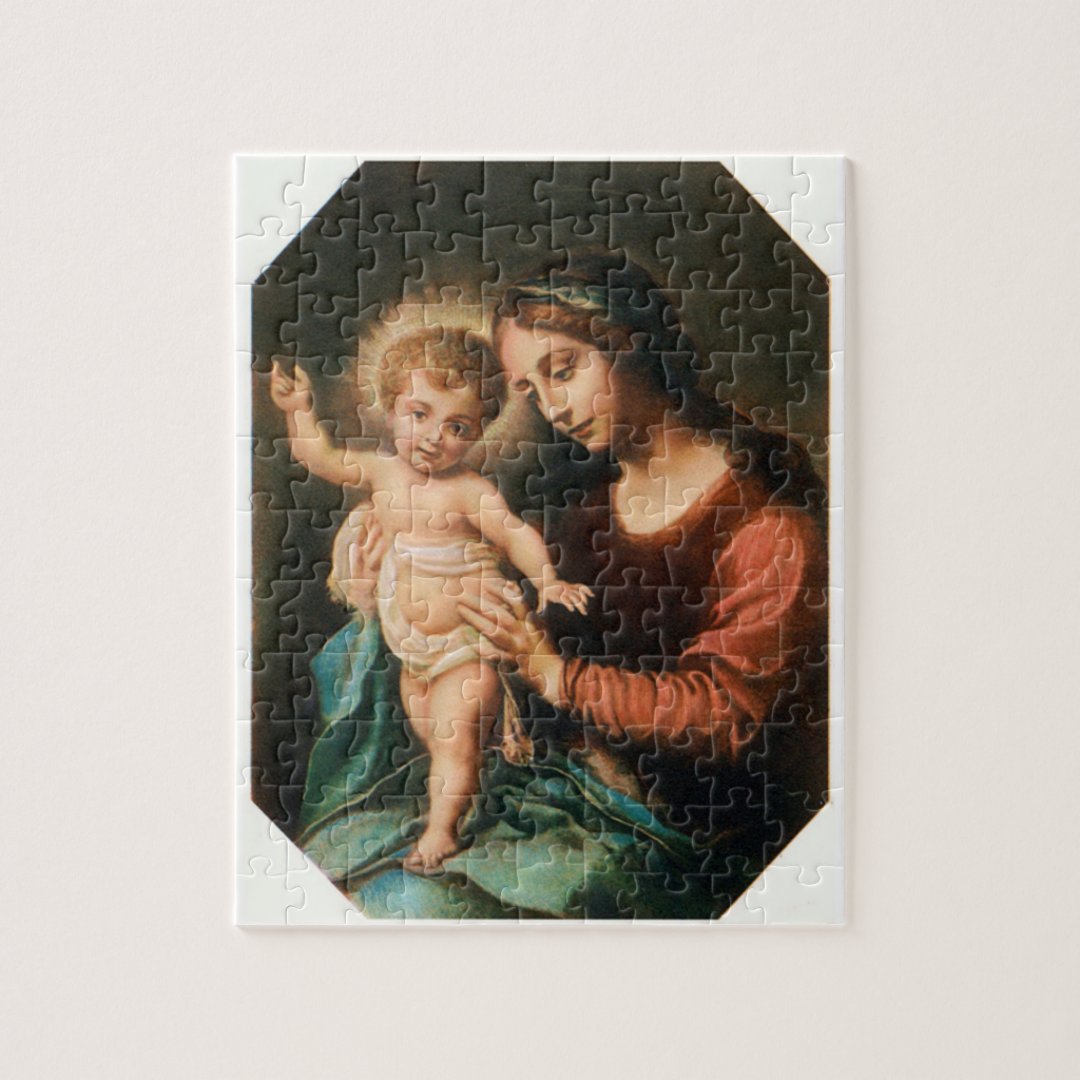 Madonna And Child Jigsaw Puzzle | Zazzle