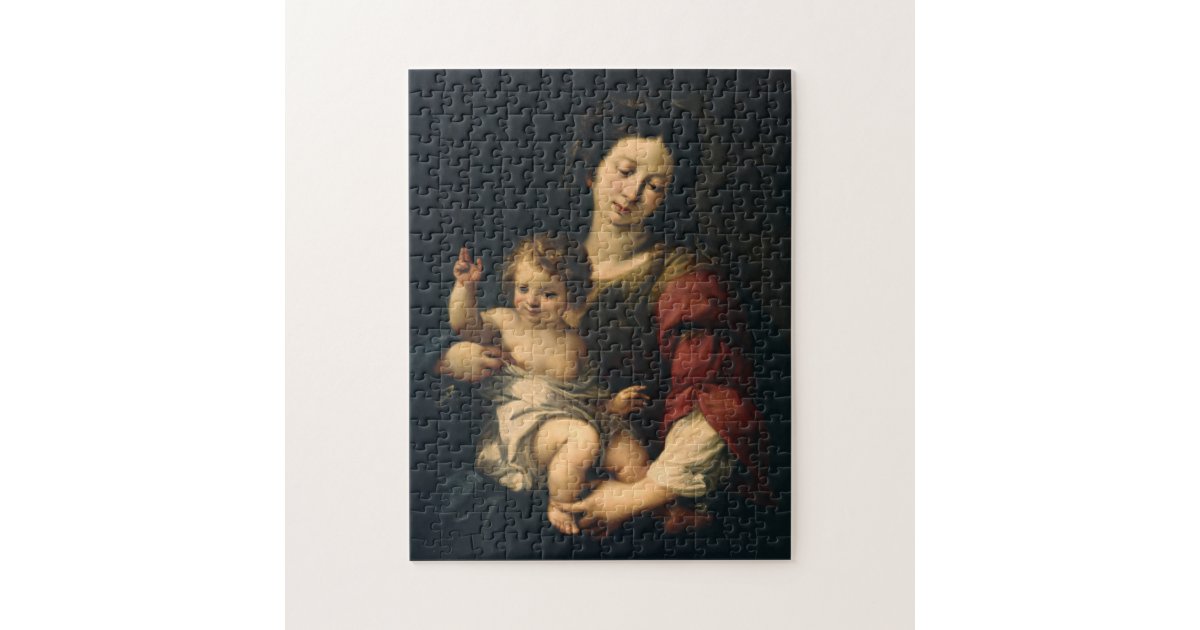 Madonna and Child Jigsaw Puzzle Zazzle