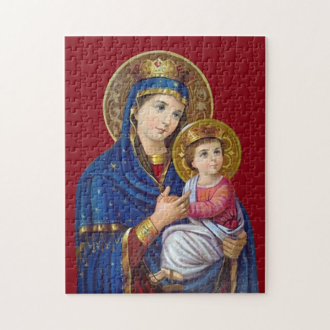 Madonna and Child Jigsaw Puzzle (Vertical)