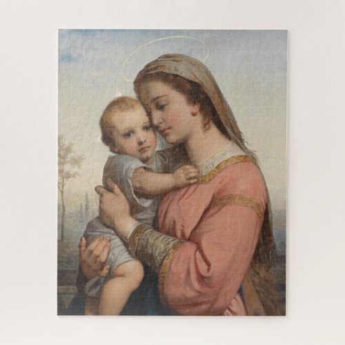 Madonna and Child Jigsaw Puzzle