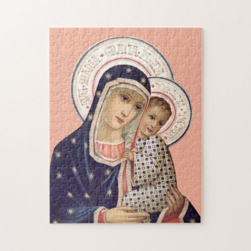 Madonna and Child Jigsaw Puzzle