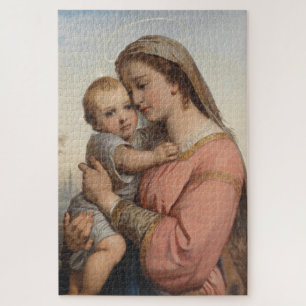 Madonna and Child Jigsaw Puzzle