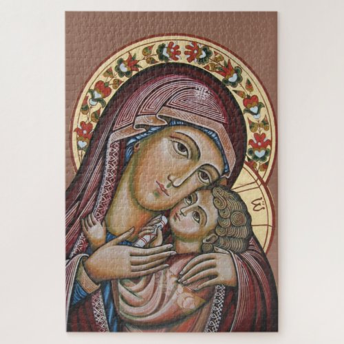 Madonna and Child Jigsaw Puzzle