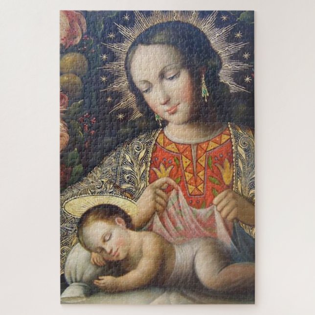 Madonna and Child Jigsaw Puzzle (Vertical)