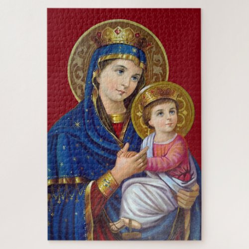 Madonna and Child Jigsaw Puzzle