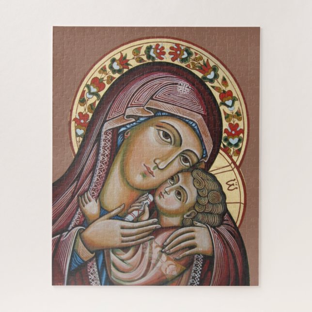 Madonna and Child Jigsaw Puzzle (Vertical)