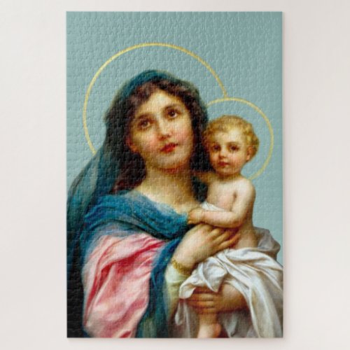 Madonna and Child Jigsaw Puzzle