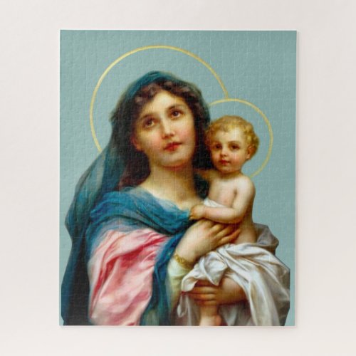 Madonna and Child Jigsaw Puzzle