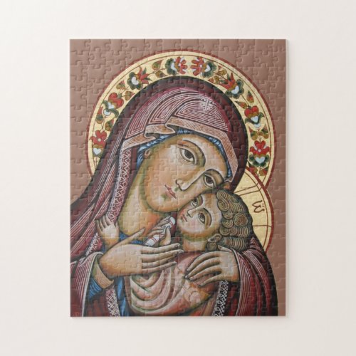 Madonna and Child Jigsaw Puzzle