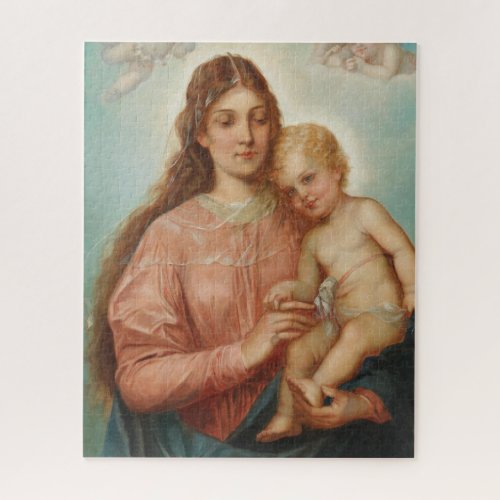 Madonna and Child Jigsaw Puzzle