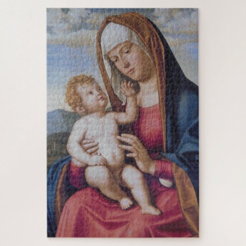 Madonna and Child Jigsaw Puzzle