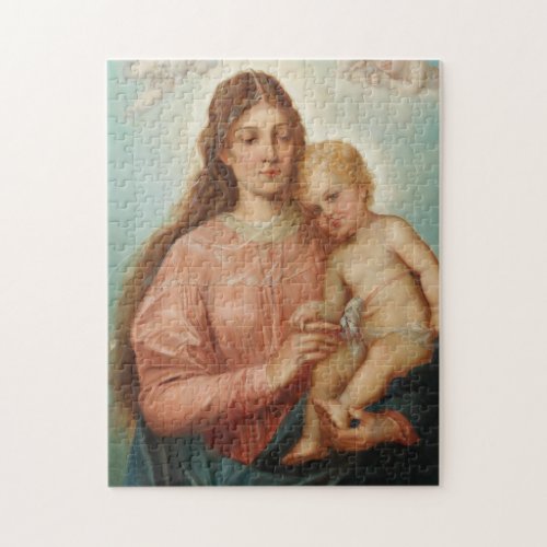 Madonna and Child Jigsaw Puzzle