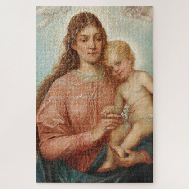 Madonna and Child Jigsaw Puzzle (Vertical)