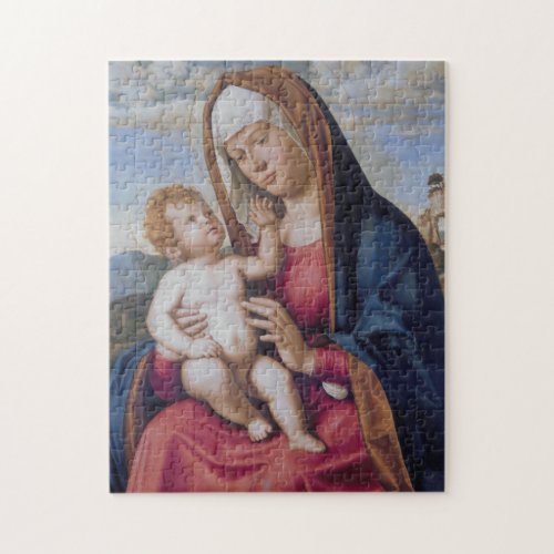 Madonna and Child Jigsaw Puzzle