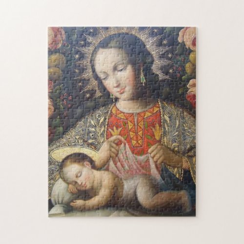 Madonna and Child Jigsaw Puzzle