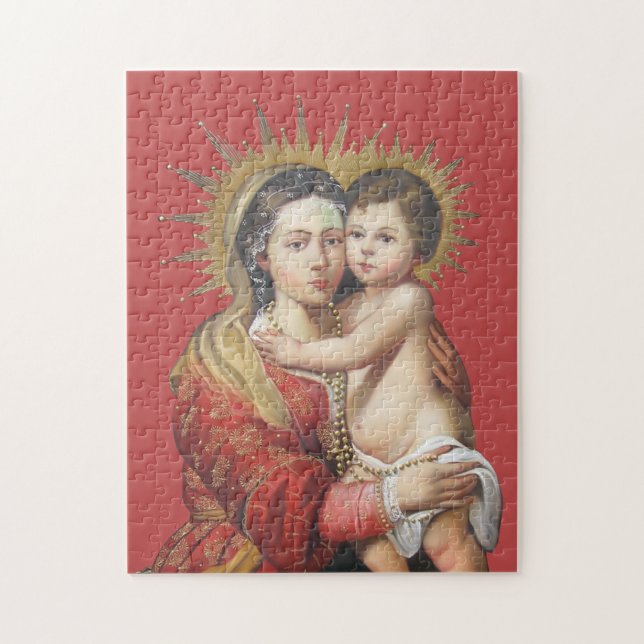 Madonna and Child Jigsaw Puzzle (Vertical)
