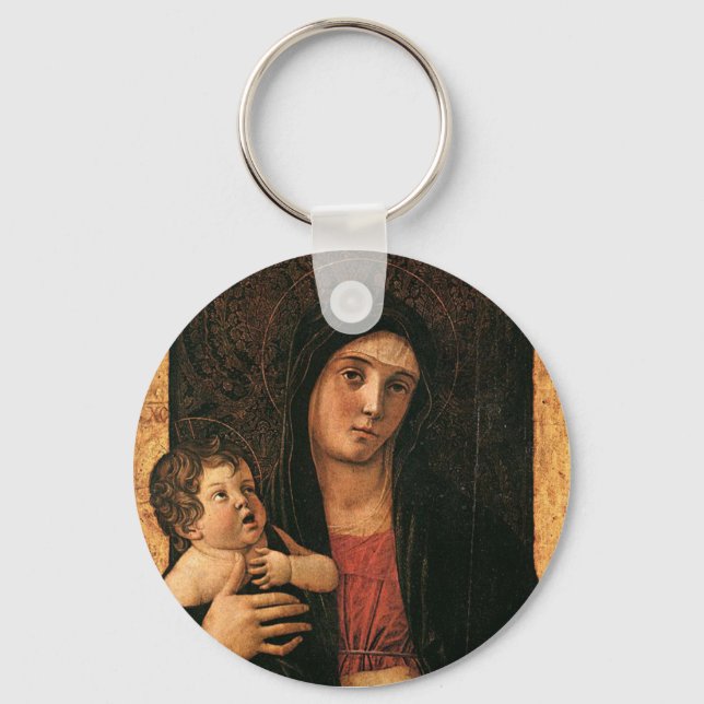 Madonna and Child Keychain (Front)