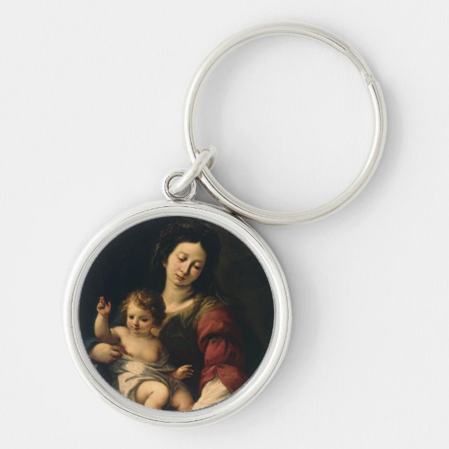 Madonna and Child Keychain (Front)