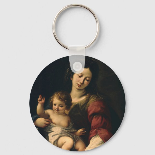 Madonna and Child Keychain (Front)